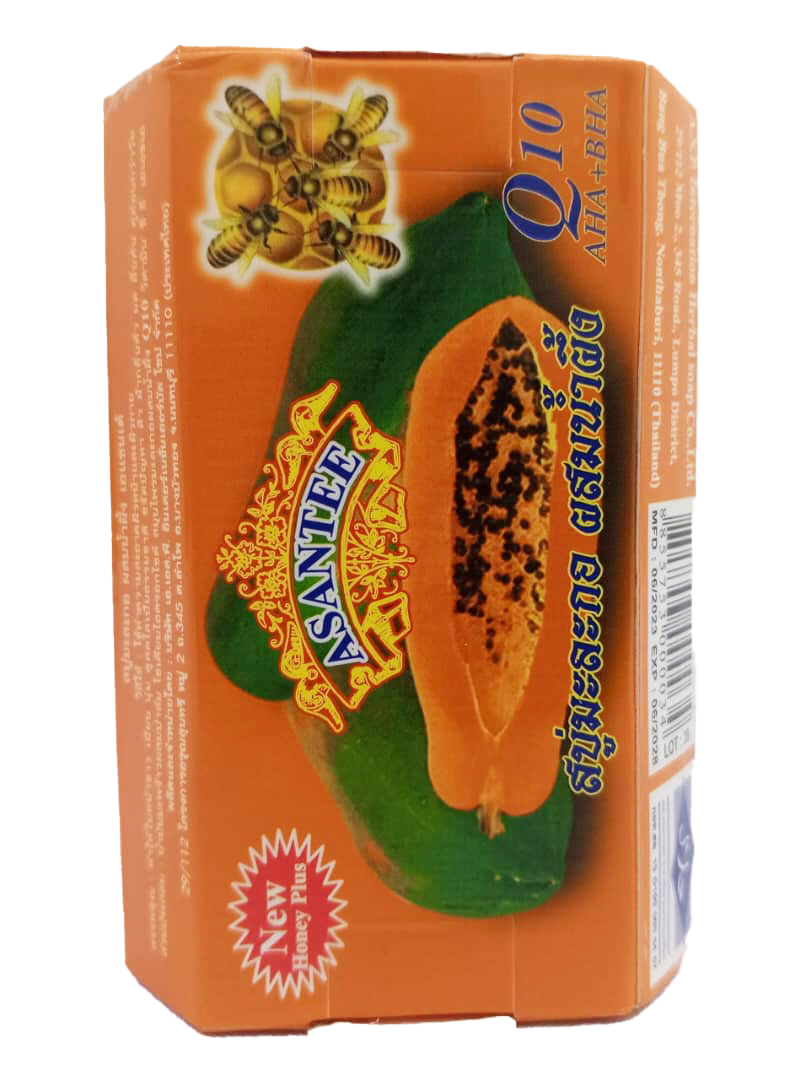 Assantee Papaya with Honey Soap 140g | CDC51a