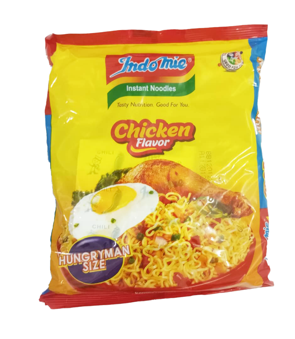 Indomie Instant Noodles Chicken Flavour Hungryman Size, 180g | KMS9b