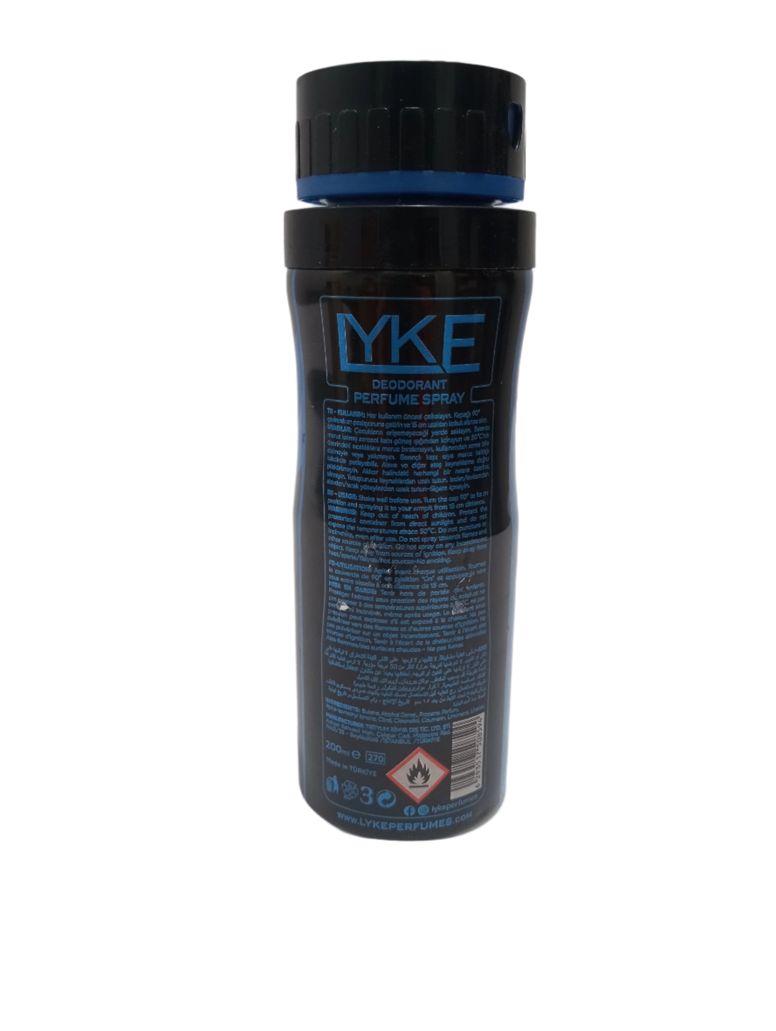 Lyke Blu Number 10 Perfume Spray 200ML, Blue | TNB8c