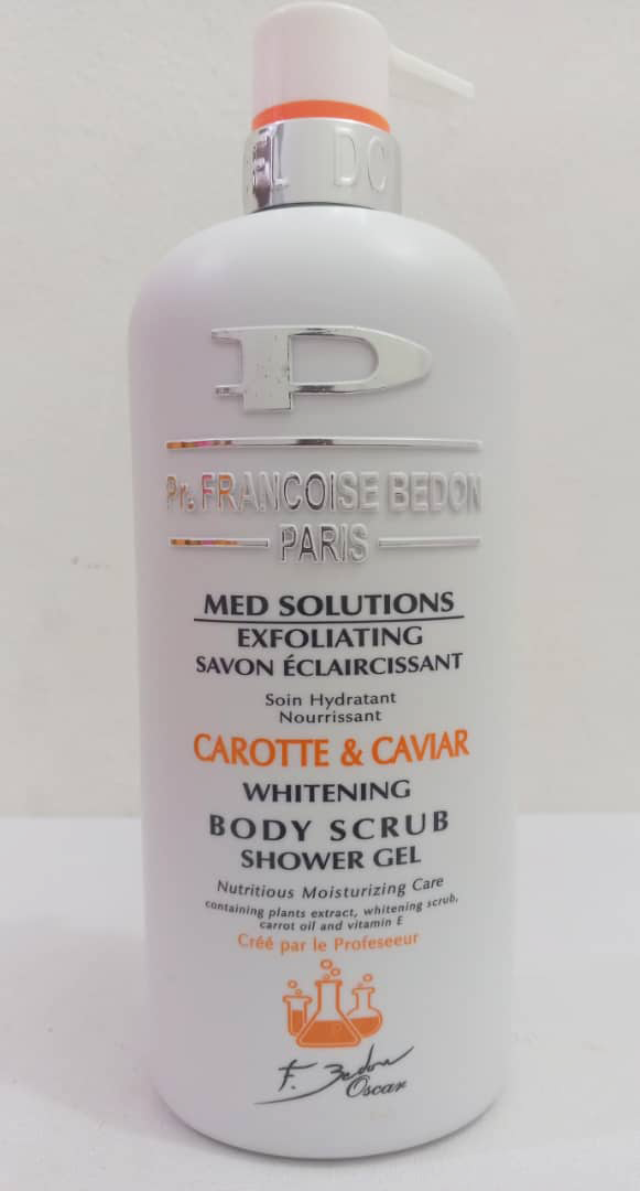 Bedon Carrot Whitening Body Scrub Shower Gel (Carotte & Caviar) 36fl.Oz, 1000ML | BLM3a
