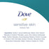 Dove Sensitive Skin Gentle Beauty Bar Soap, Unscented, 3.75 oz (8 Bars) | MTTS462