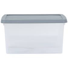 Wham Plastic Storage Box Polypropylene 16 Litres – Transparent for Homes, Hotels, and Restaurants | TCHG292a