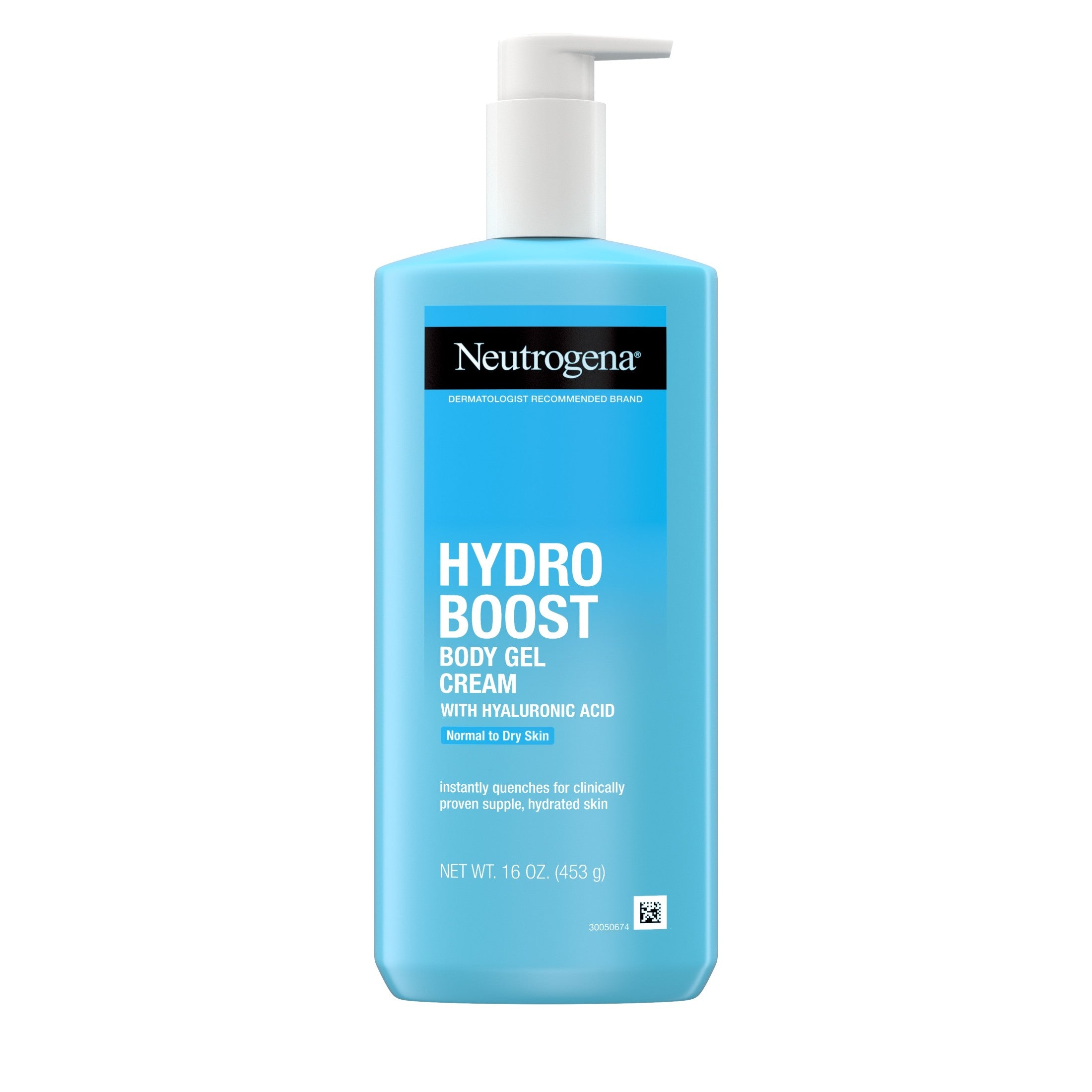 Neutrogena Hydro Boost Body Gel Cream with Hyaluronic Acid, 16 oz | MTTS263
