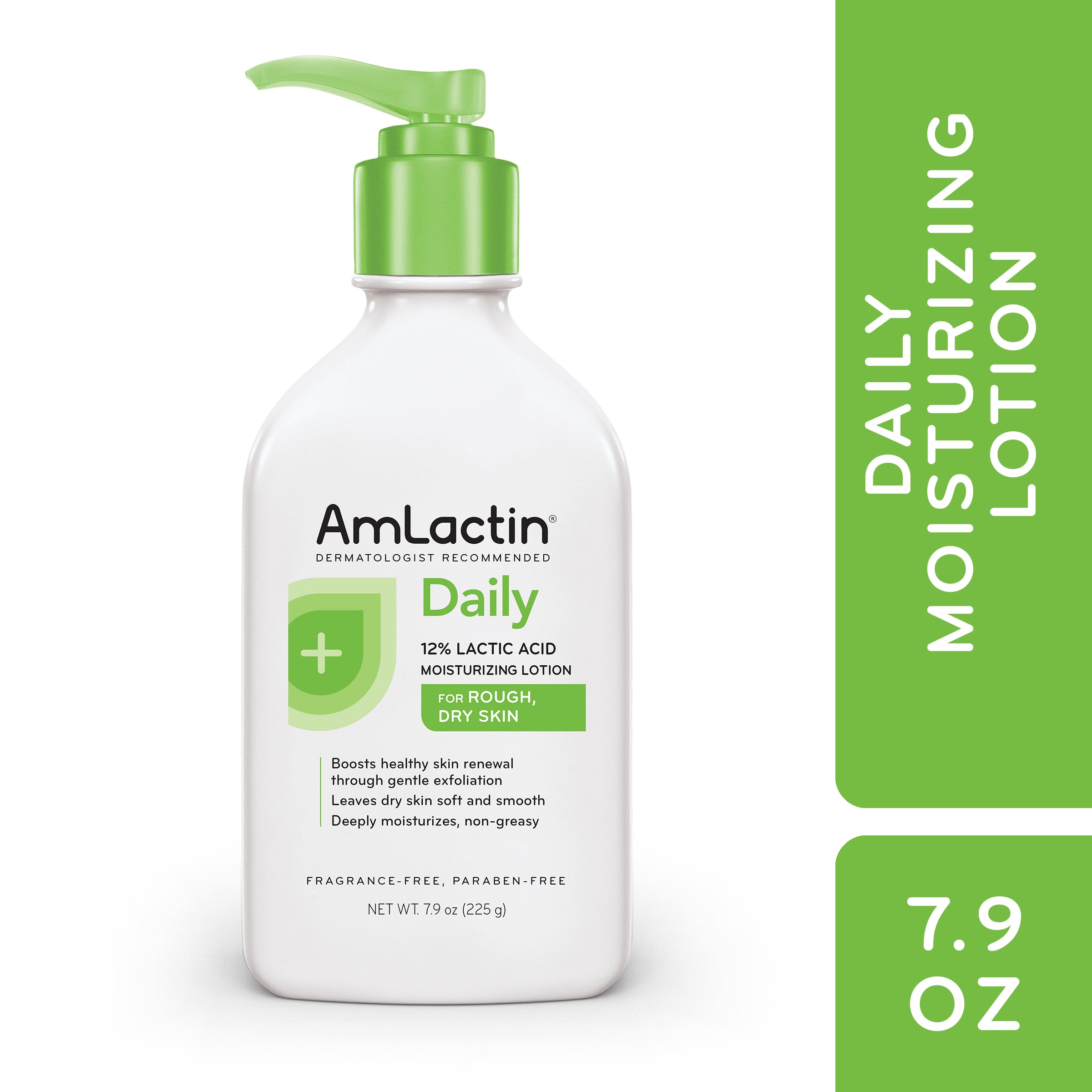 AmLactin Daily Nourish Body Lotion, 12% Lactic Acid for Dry Skin, Exfoliating, 7.9 oz | MTTS213