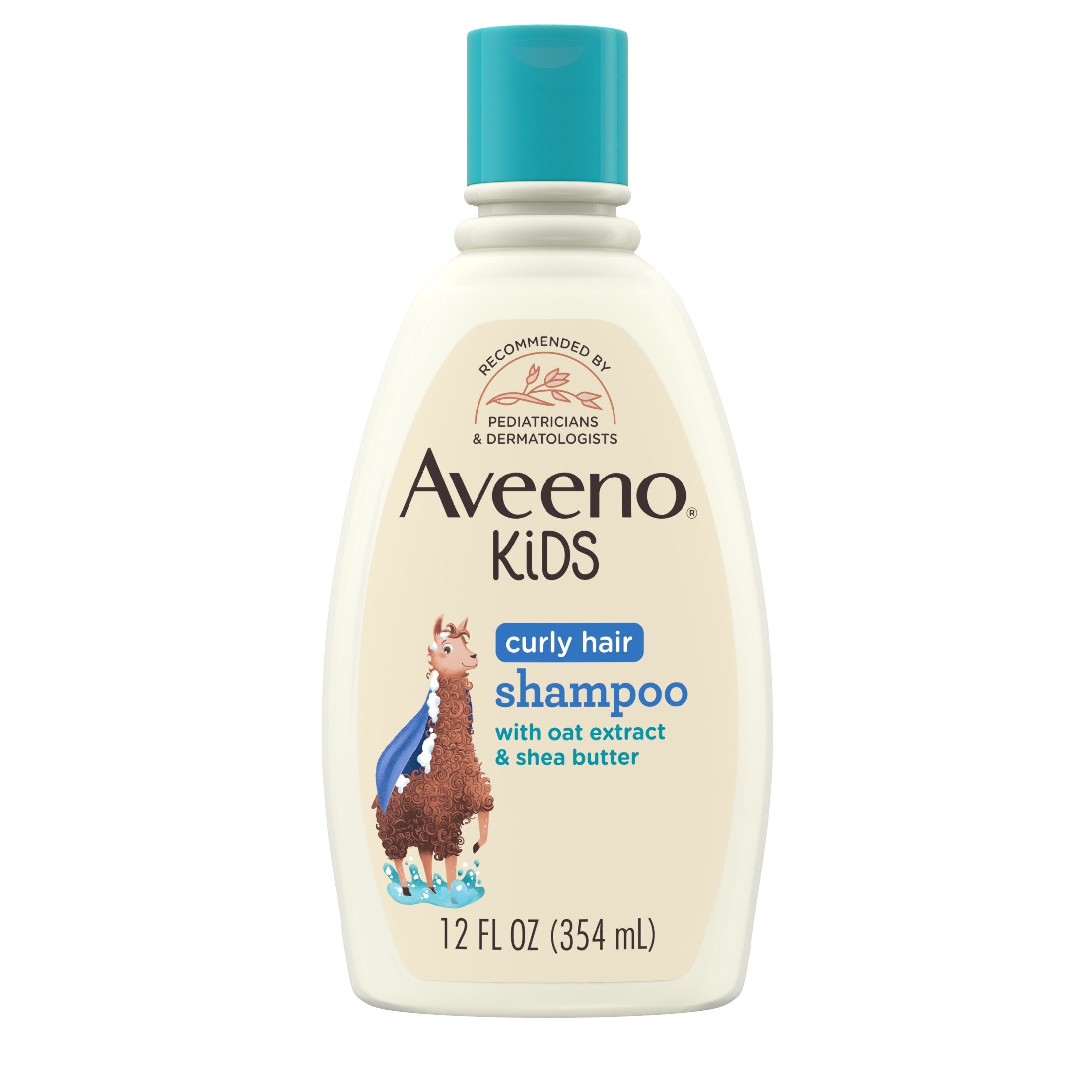 Aveeno Kids Curly Hair Shampoo, Tear Free Curl Hair Products, 12 fl. oz | MTTS372