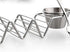 Stainless Steel Taco Holder with 2 Sauce Bowls For Hotels and Restaurants | TCHG186a