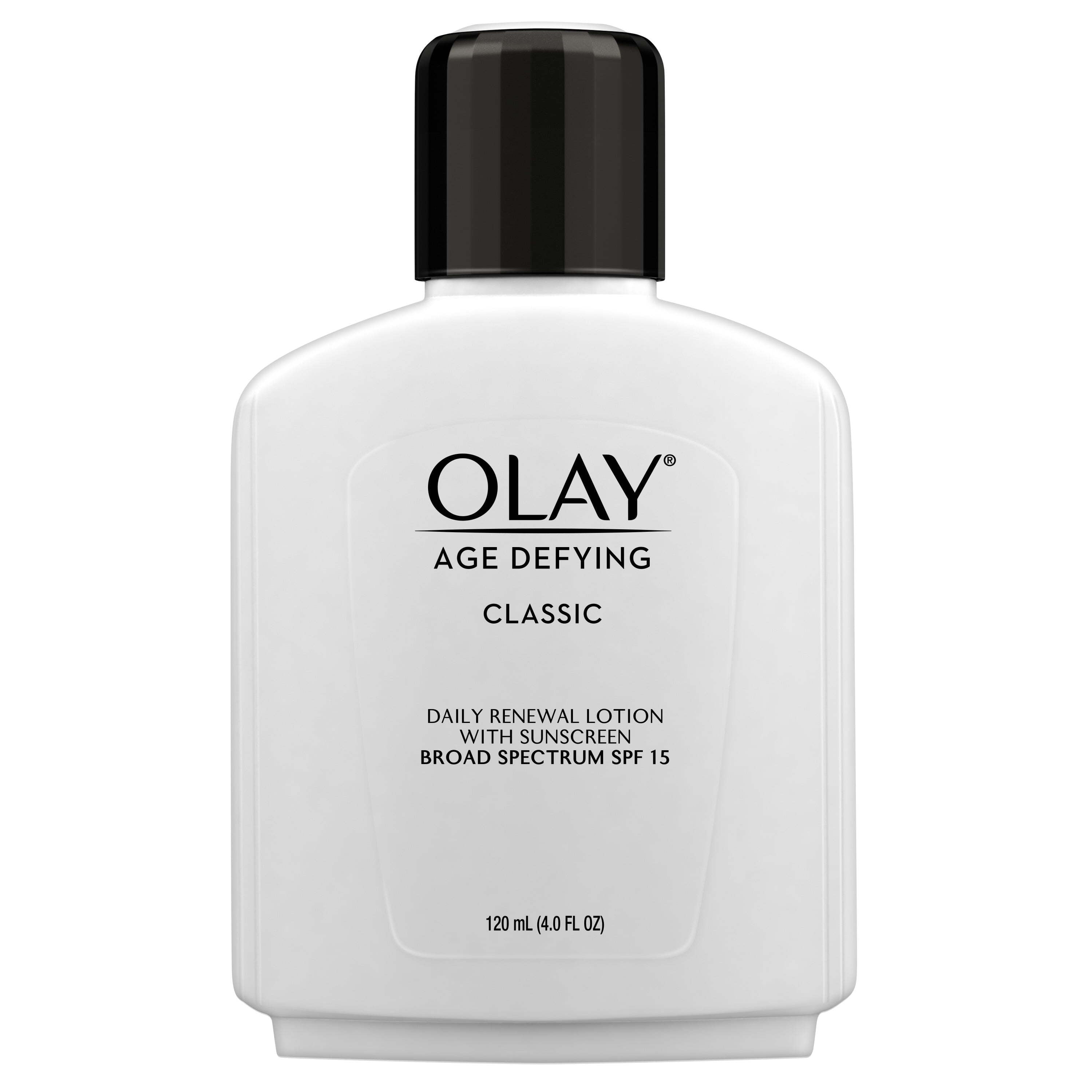 Olay Age Defying Classic Daily Renewal Lotion, Fights Fine Lines & Wrinkles, Normal Skin, SPF 15, 4 fl oz | MTTS312
