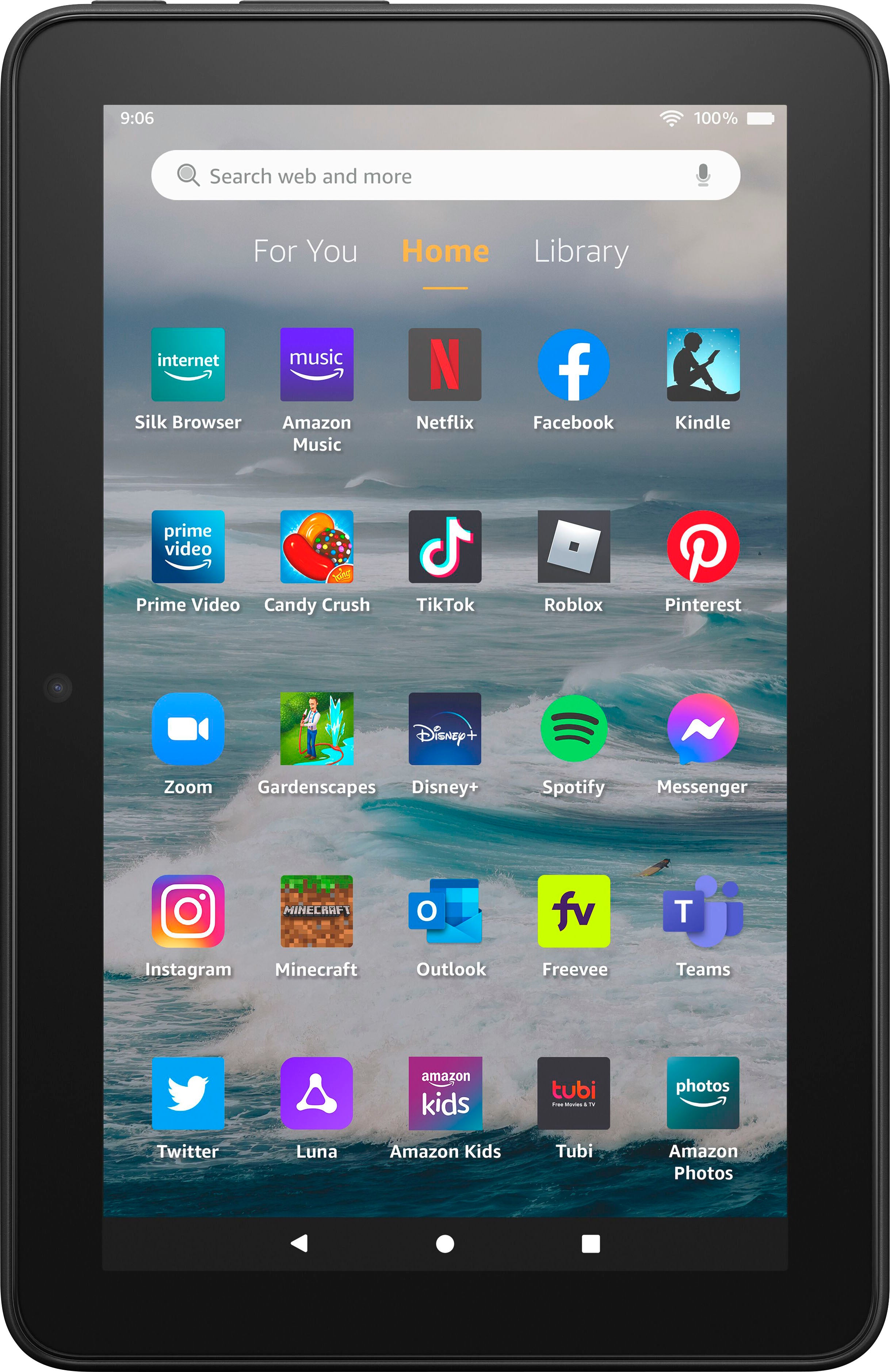 Amazon - Fire 7 (2022) 7” tablet with Wi-Fi 16 GB - Black | BBSS36A
