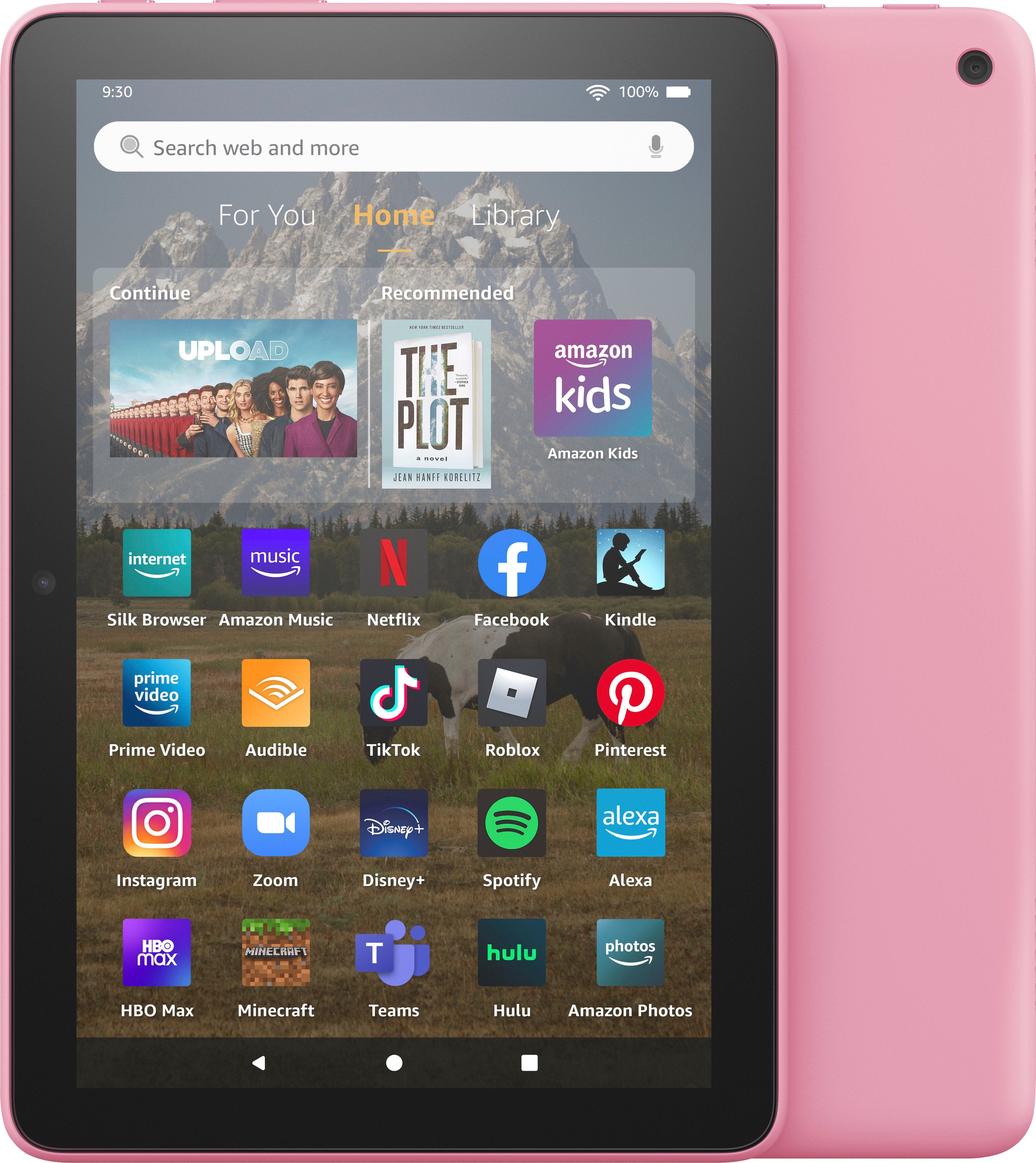 Amazon - Fire HD 8 (2022) 8" HD tablet with Wi-Fi 32 GB - Rose | BBSS42A