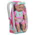 My Sweet Love 13 inch Baby Doll with Carrier and Handle Play Set, Light Skin Tone, Pink Theme - | MTTS139