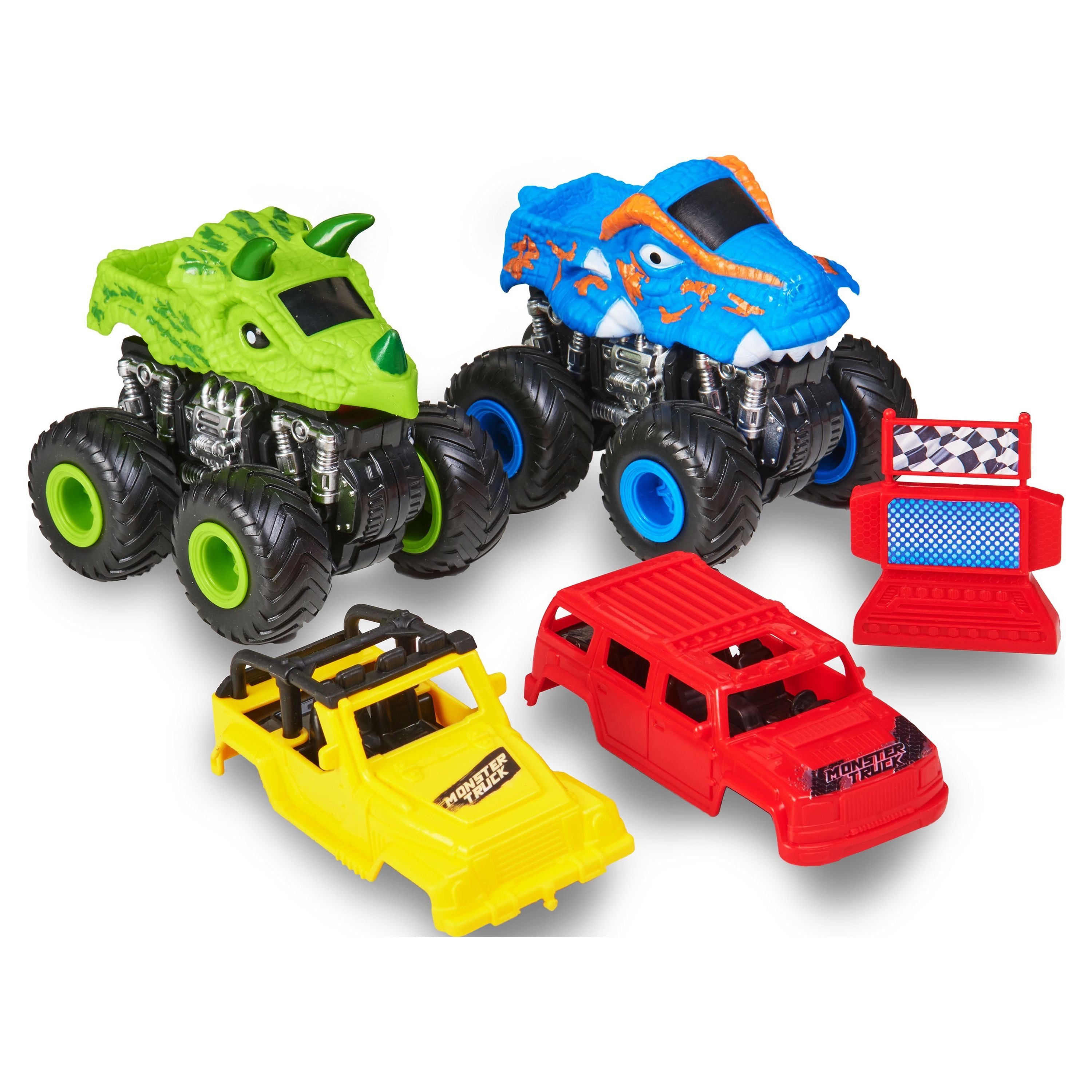 Kid Connection Monster Truck Play Set, 7 Pieces | MTTS118