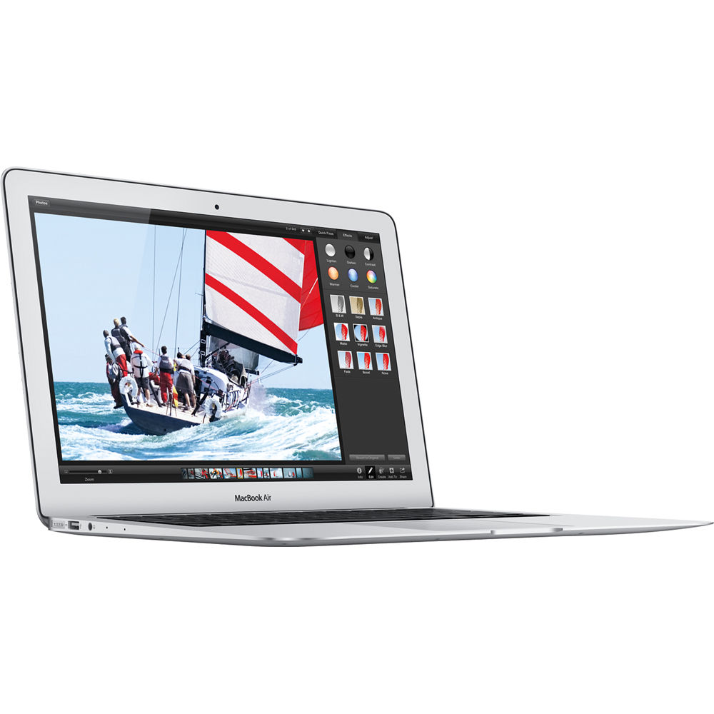 Used Apple MacBook Air 13.3-inch Notebook Computer 2013 MD760LL/A, 1.3 GHz Intel Core i5, 4GB RAM, MacOS, 128GB SSD, Grade B - Silver | MTTS39