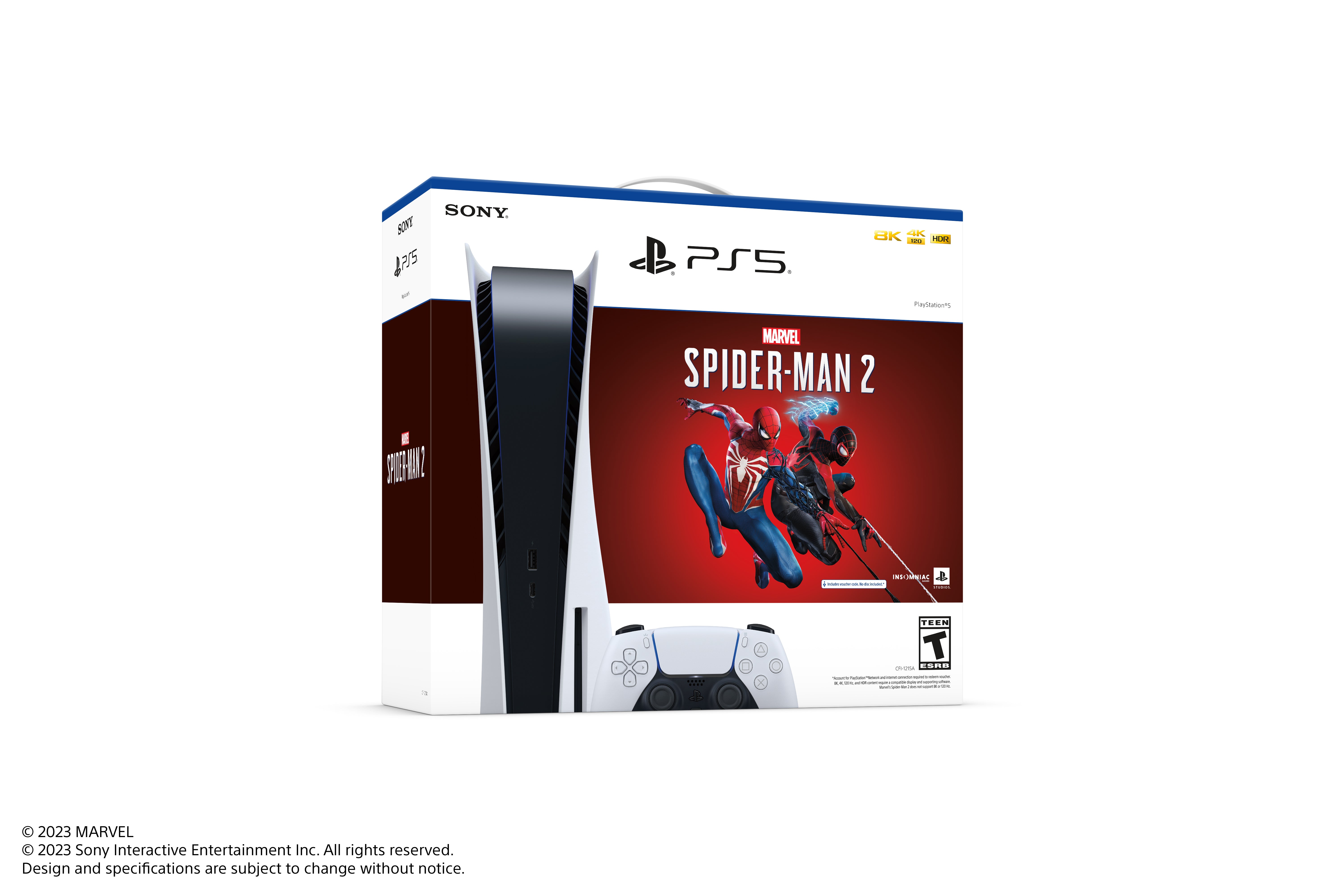 PlayStation 5 Disc Console - Marvel's Spider-Man 2 Bundle | MTTS51A