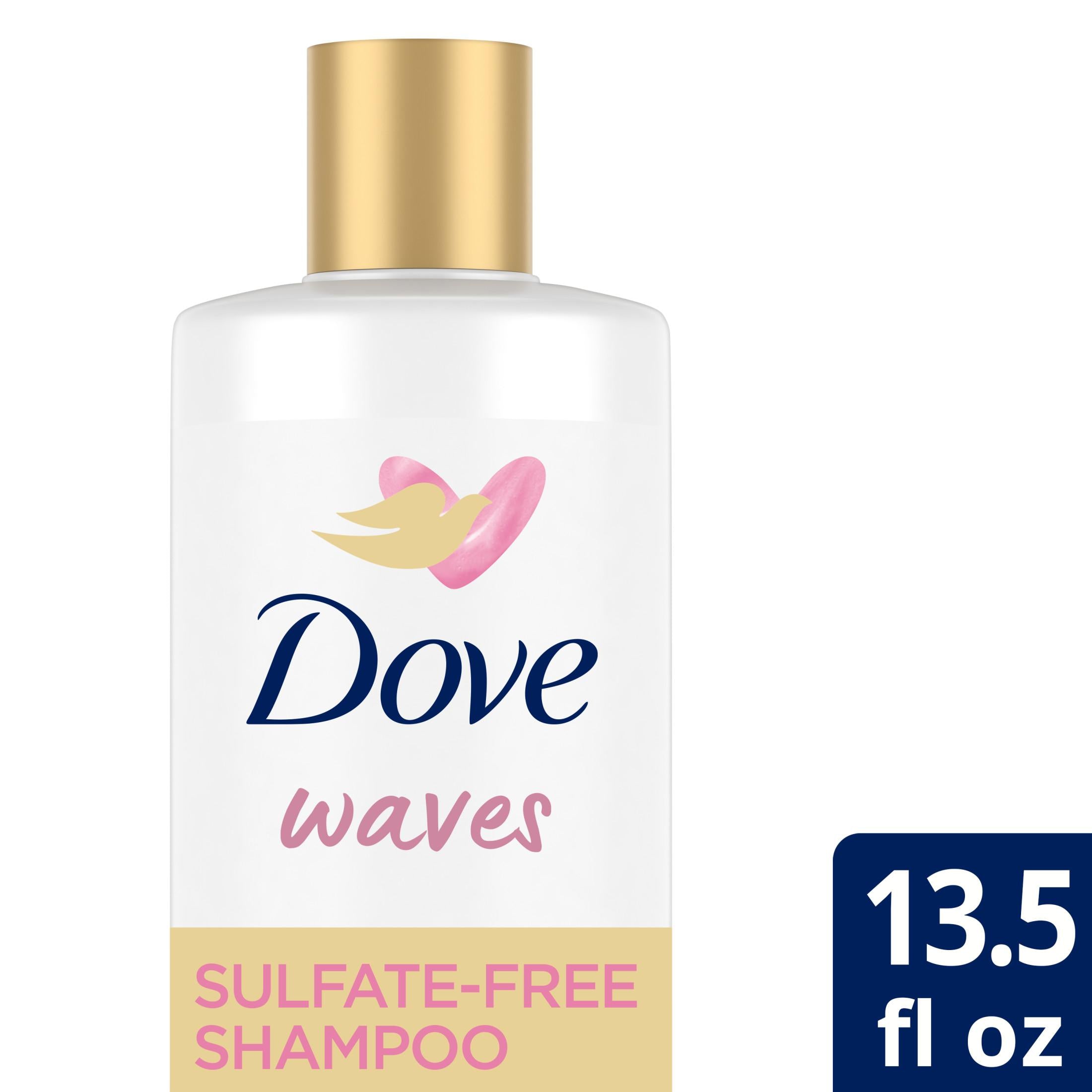 Dove Love Your Waves Hydrated Daily Shampoo for Curly Hair with Raw Shea Butter, 13.5 fl oz | MTTS455