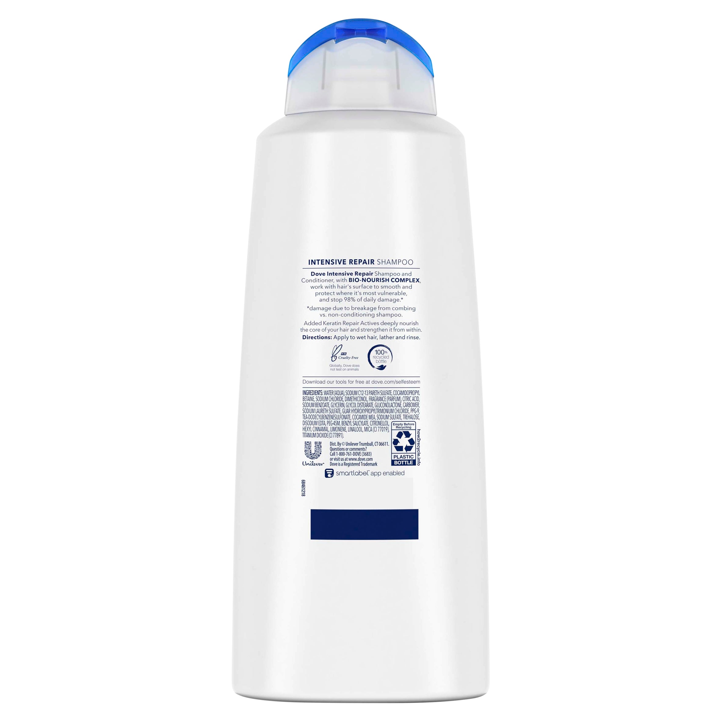 Dove Nutritive Solutions Nourishing & Intensive Repair Daily Shampoo with Keratin, 20.4 fl oz | MTTS454