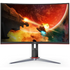 AOC C32G2 32″ Curved Frameless Gaming Monitor FHD 1920×1080, 165Hz, Free Sync, Height adjustable, Black, mountable, HDMI and Display Port  | PPLG574a