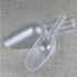 Acrylic Clear White Ice Scoop for Homes, Hotel, and Restaurants | TCHG219a