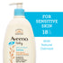 Aveeno Baby Daily Moisture Body Lotion for Sensitive Skin with Natural Colloidal Oatmeal, Suitable for Newborns, 18 FL OZ | MTTS346