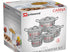 | TCHG318aCarina Galaxis Range SQ Professional Aluminum Casserole 5pcs Cookware Set for Homes, Hotels, and Restaurants
