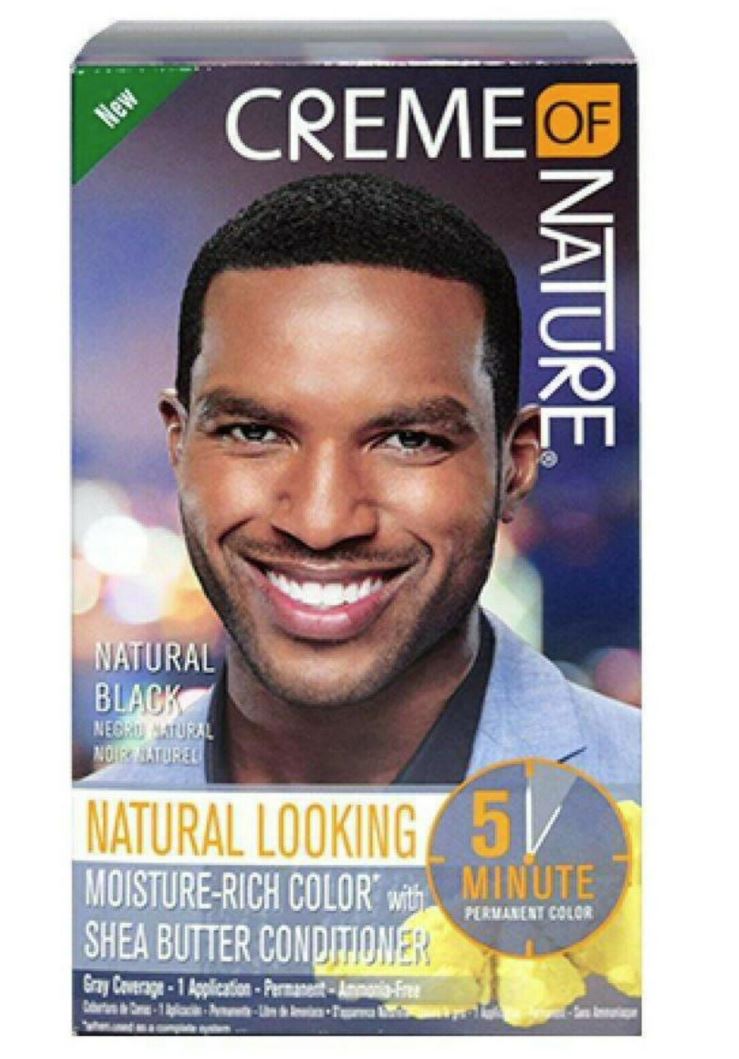 Cream of Nature Men’s Liquid Hair Color #1 Natural Black | AFRS168