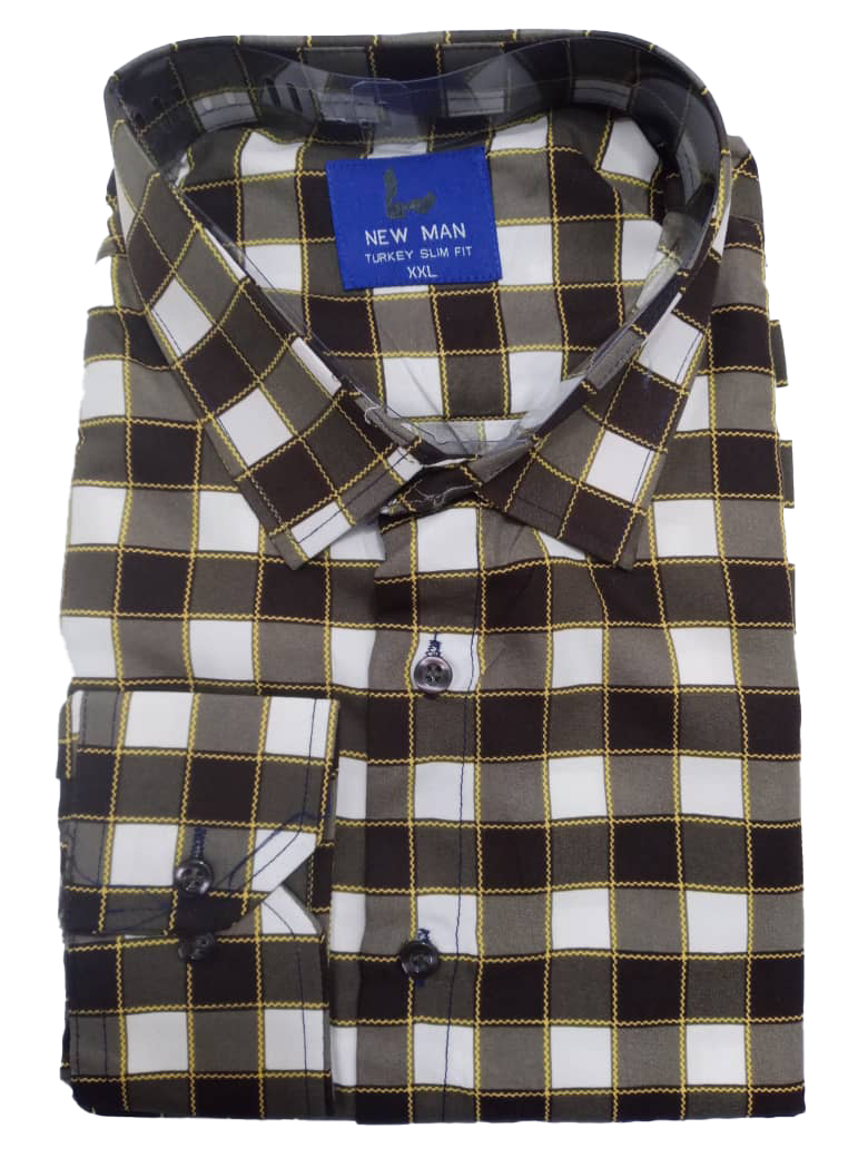 Designer Long Sleeve Shirt (Packet Shirt) | DLB65a