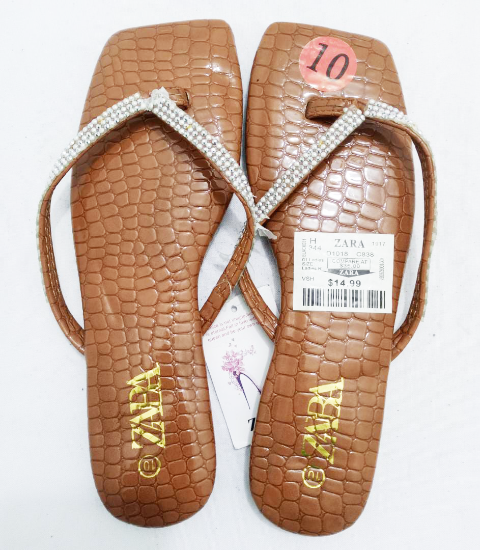 Elegant Zara Slippers Shoe | DNY1a