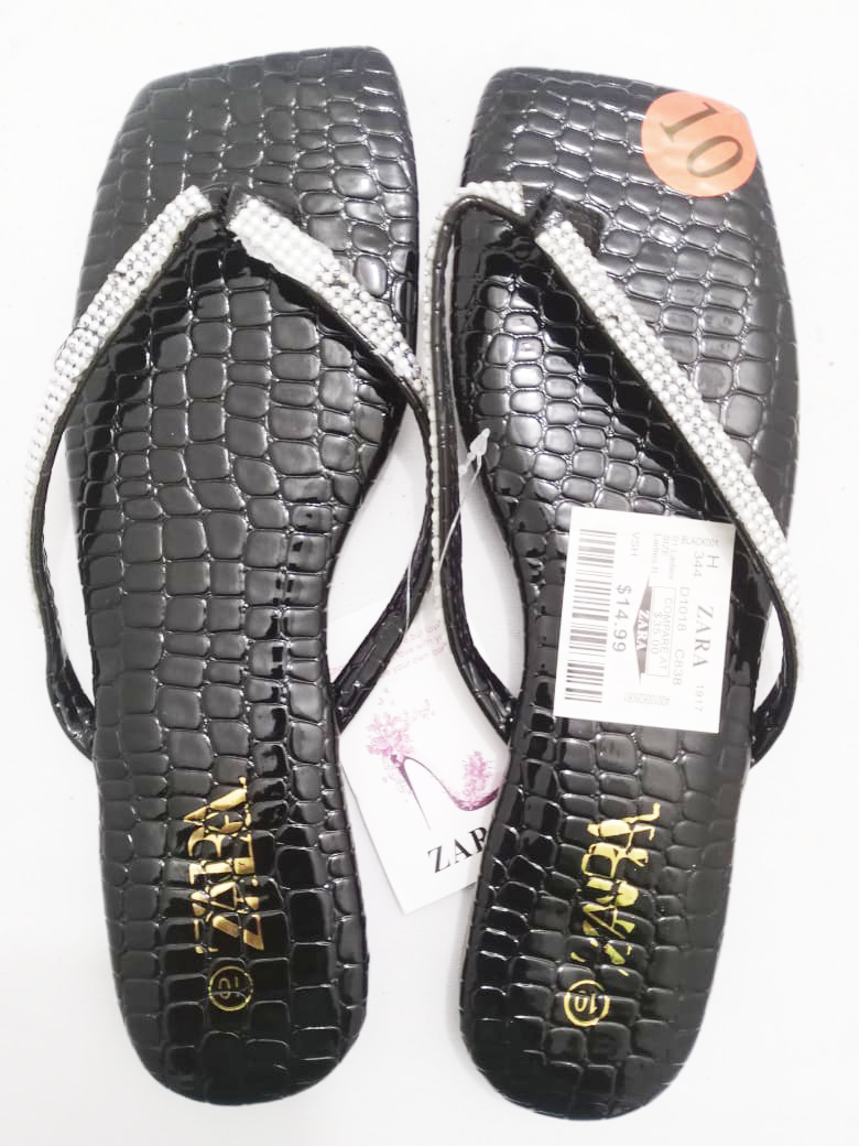 Elegant Zara Slippers Shoe | DNY1c