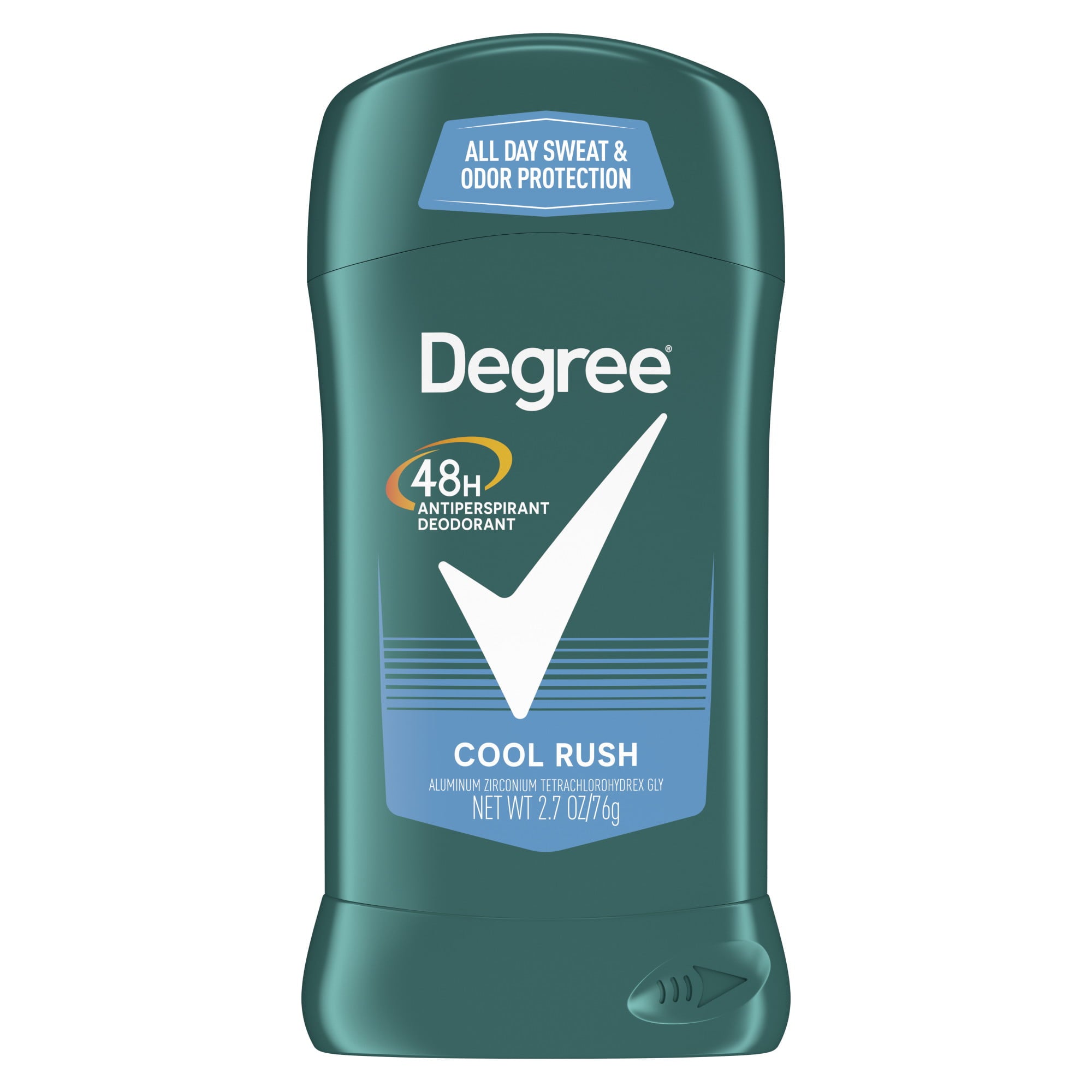 Degree Long Lasting Antiperspirant Deodorant Stick, Cool Rush, 2.7 oz | MTTS236