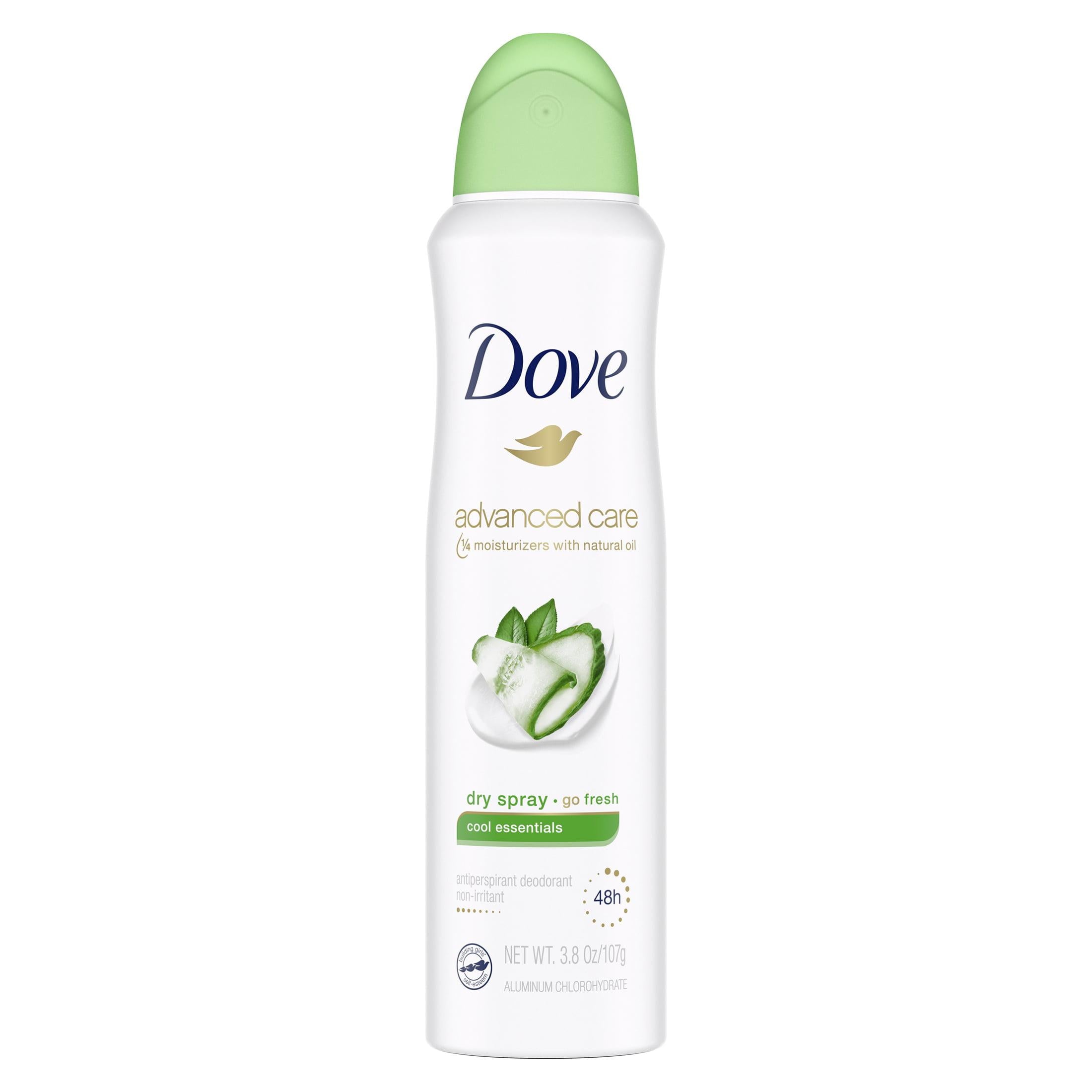 Dove Advanced Care Antiperspirant Deodorant Dry Spray, Cool Essentials, 3.8 oz | MTTS236