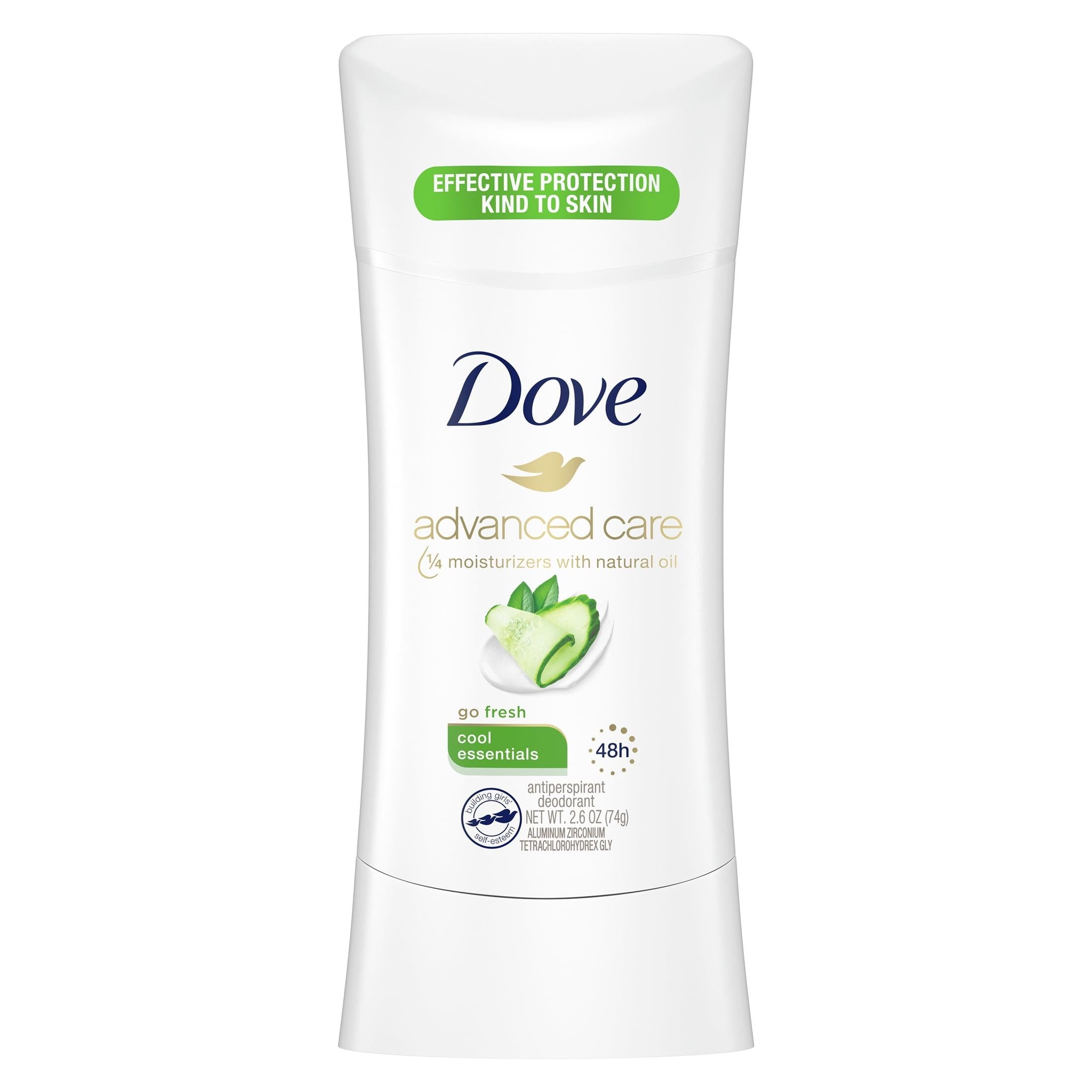 Dove Advanced Care Long Lasting Antiperspirant Deodorant Stick, Cool Essentials, 2.6 oz | MTTS294