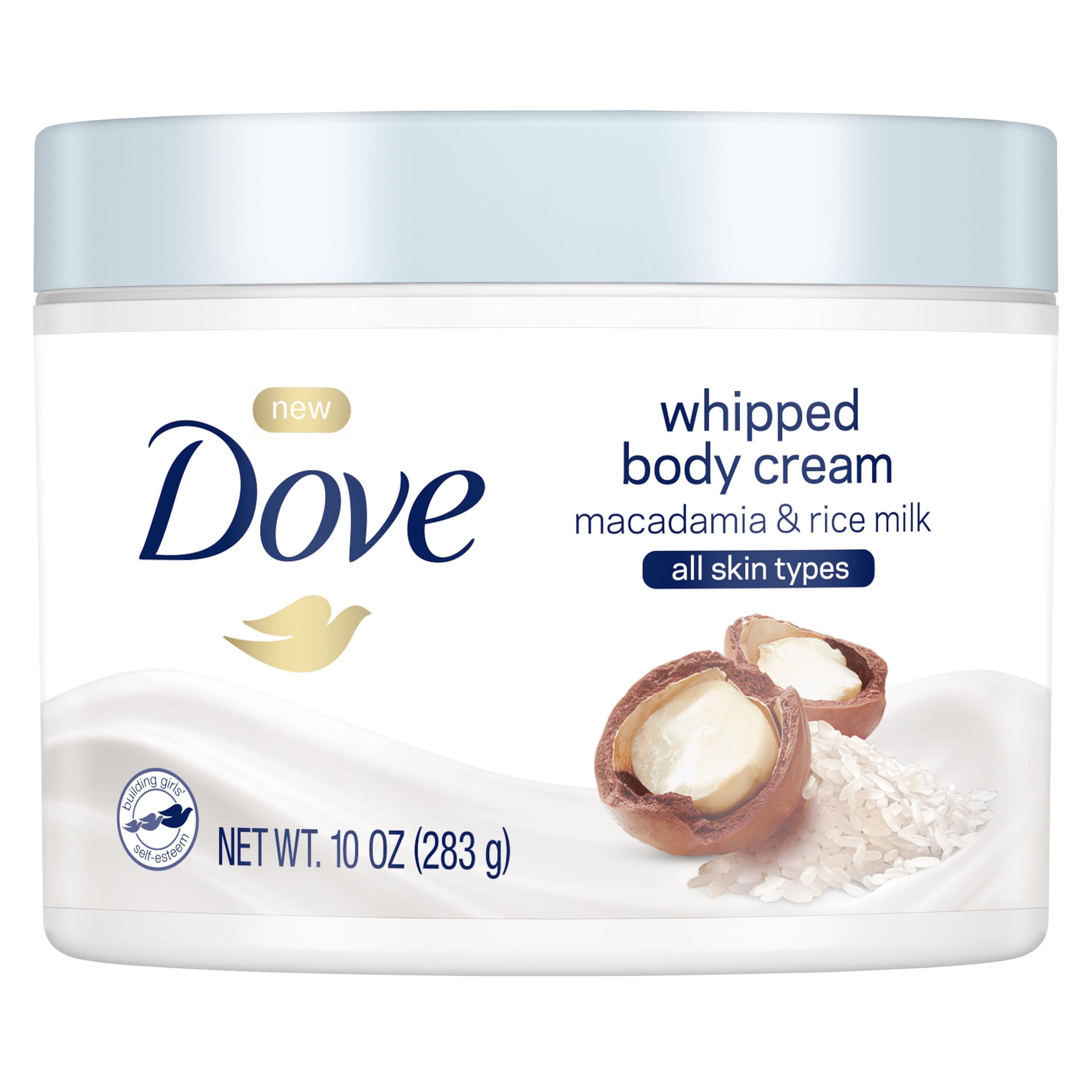 Dove Whipped Body Cream Macadamia and Rice Milk 10 oz | MTTS420