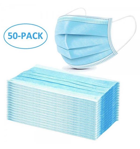 50 Pack Disposable Surgical Face Mask (Pack of 2) | AFRS203
