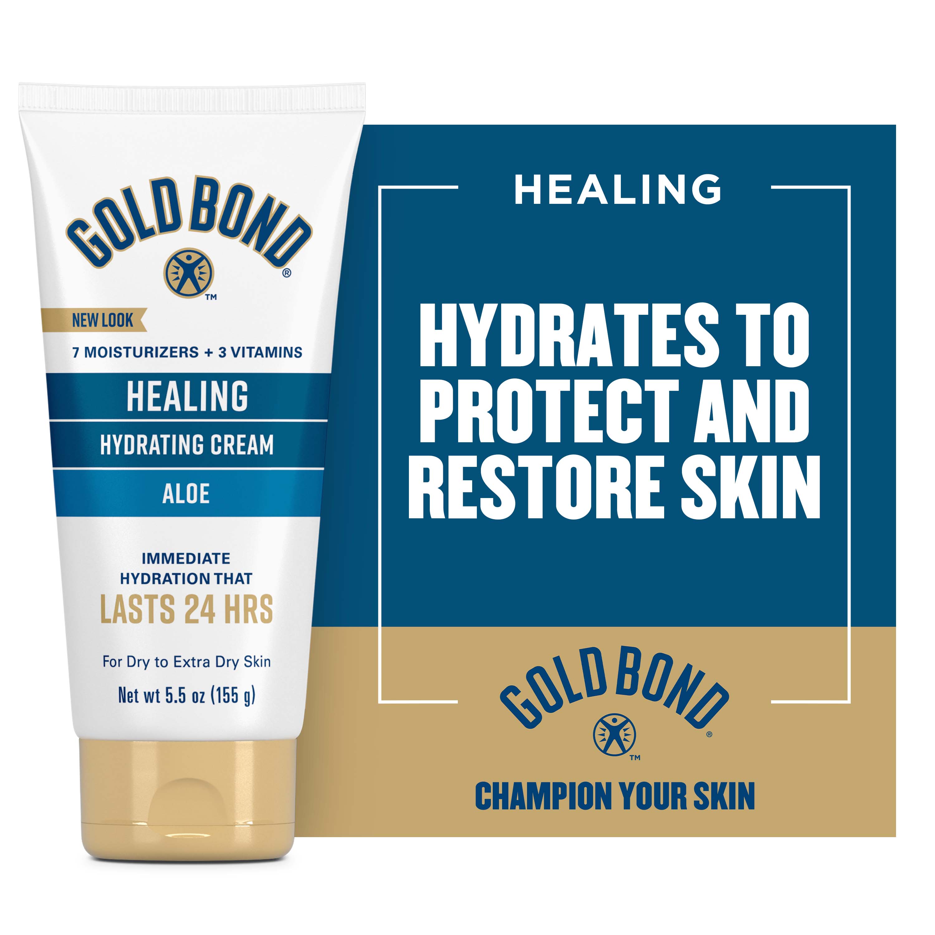 Gold Bond Healing Hydrating Hand and Body Lotion & Cream for Dry Skin 5.5oz | MTTS202