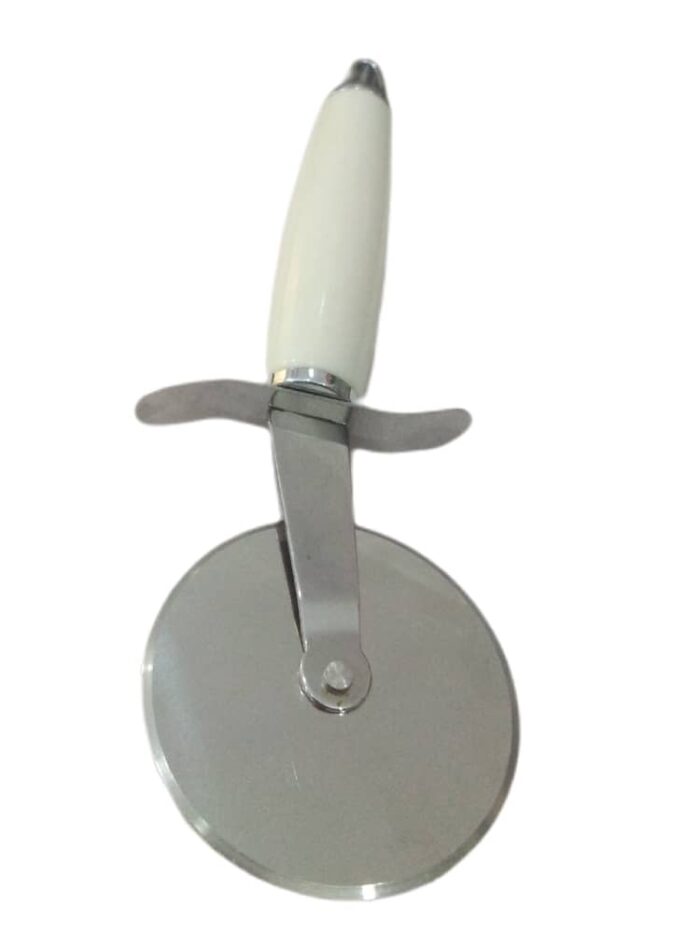 Pastry Wheel Pizza Cutter, white | TCHG17a