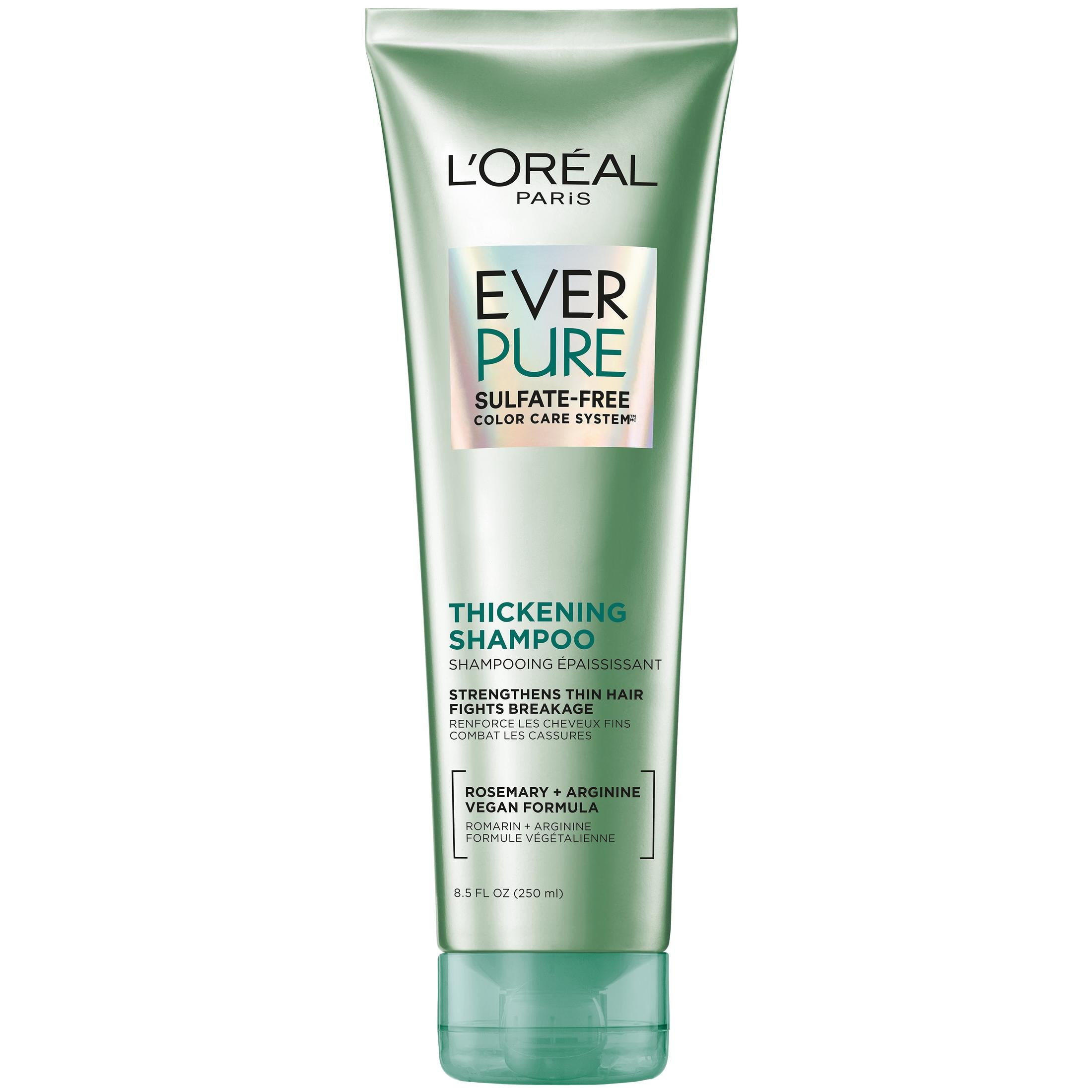 L'Oreal Paris EverStrong Thickening Sulfate Free Shampoo for Thin hair, 8.5 fl oz | MTTS384