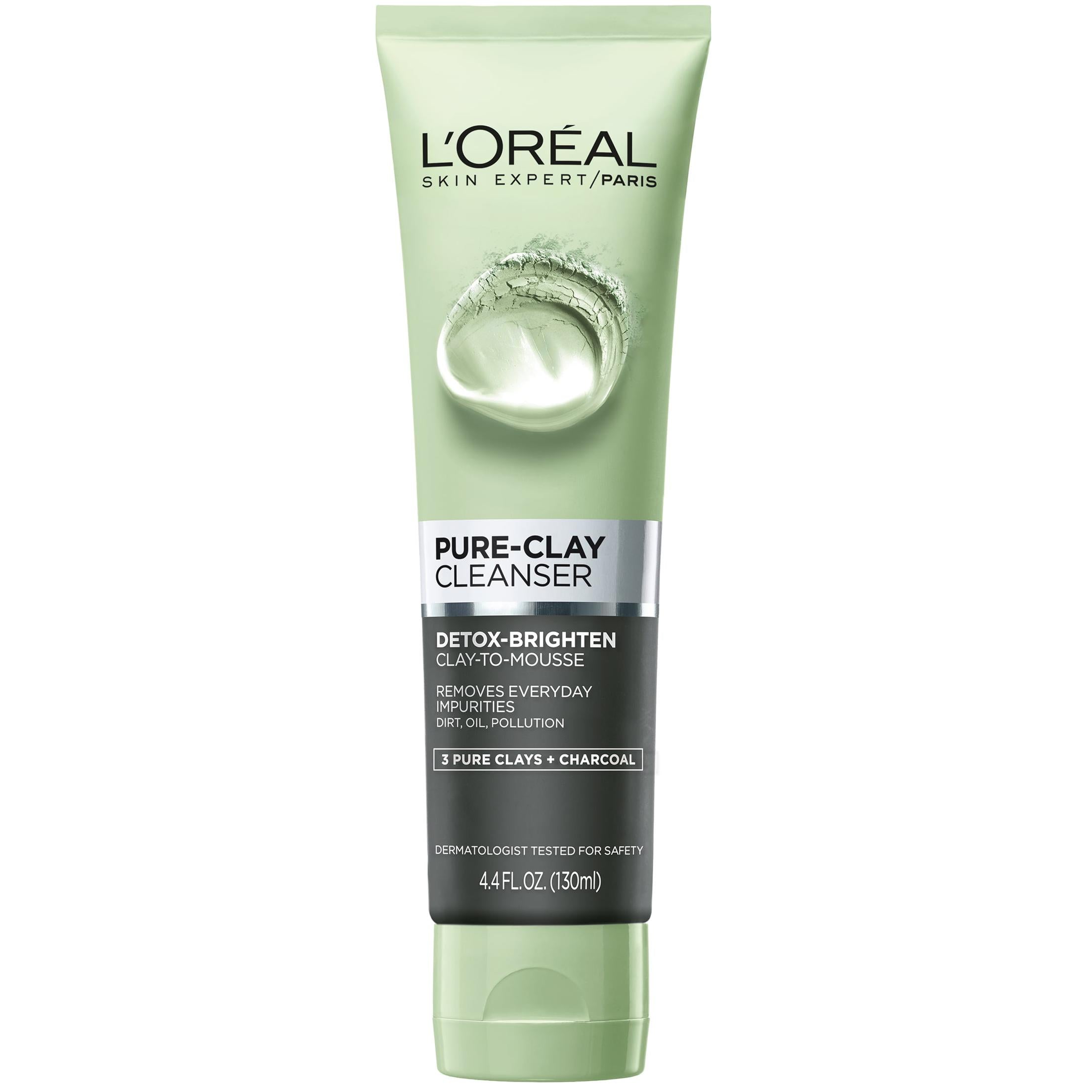 L'Oreal Paris Pure Clay Cleanser Detox Brighten, 4.4 fl oz | MTTS397