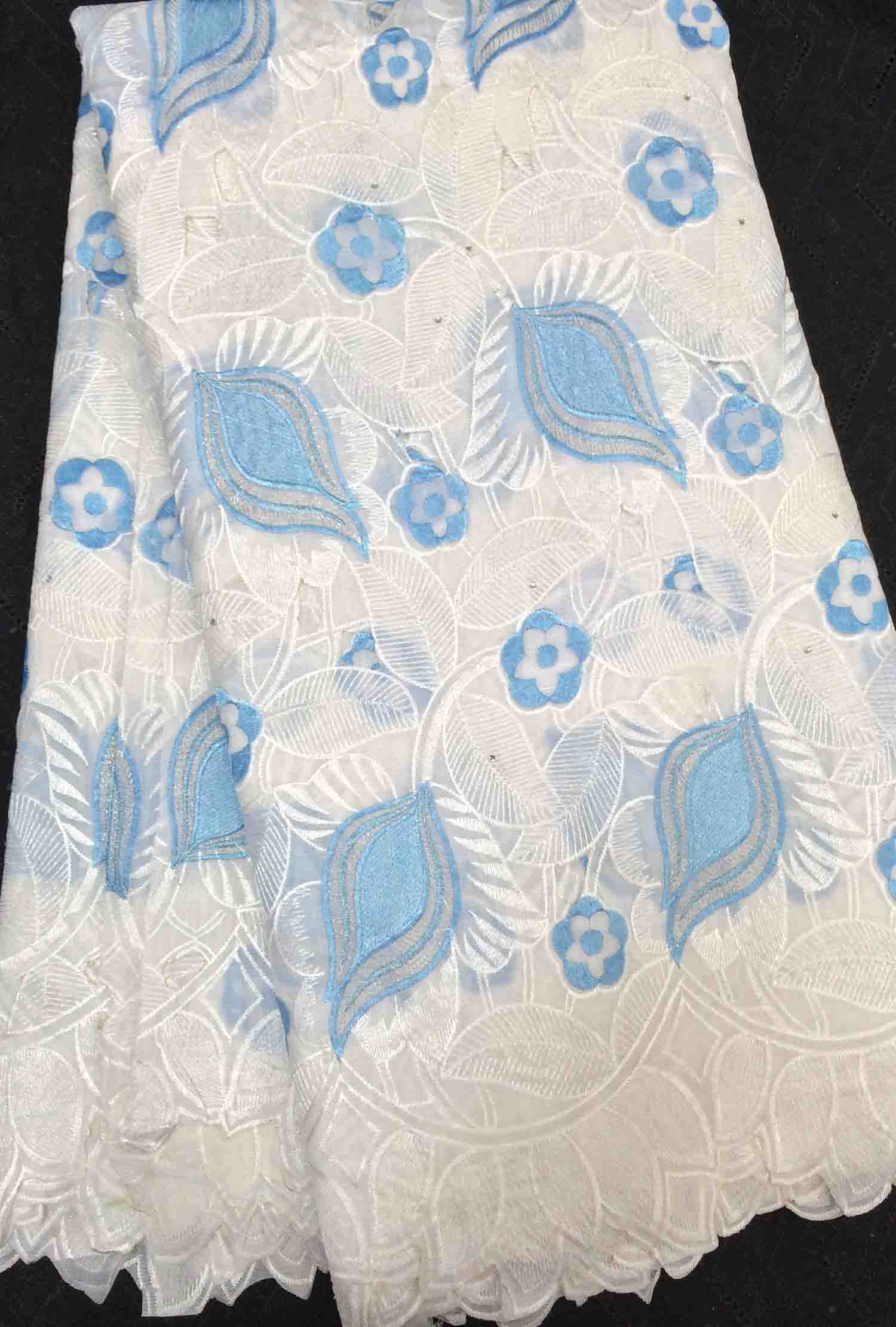 Designer Lace Fabric (5 Yards Per Piece) | LDD4015 | AFRS374