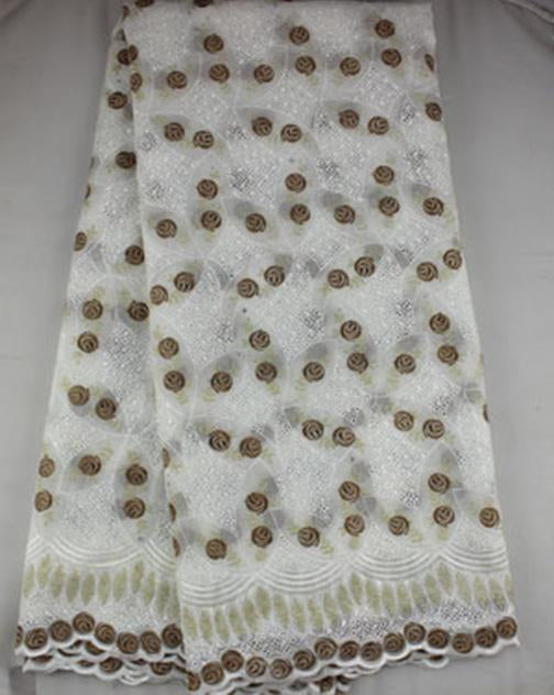 Premium Swiss Lace Fabric (Voile Lace) 5 Yards Per Piece | LSB409 | AFRS564