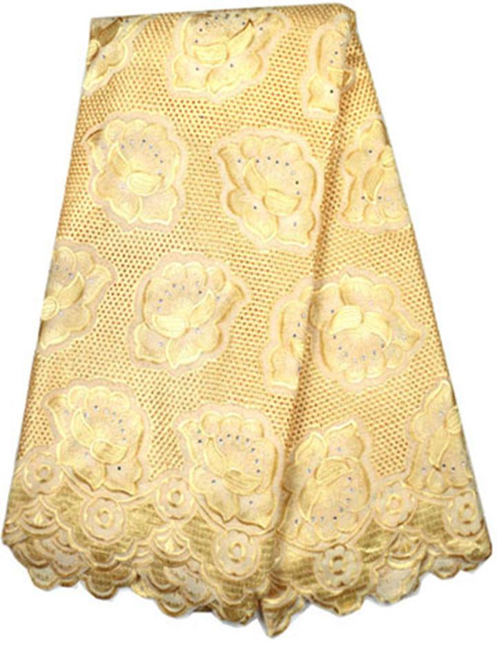 Premium Swiss Lace Fabric (Voile Lace) 5 Yards Per Piece | LSU405 | AFRS588