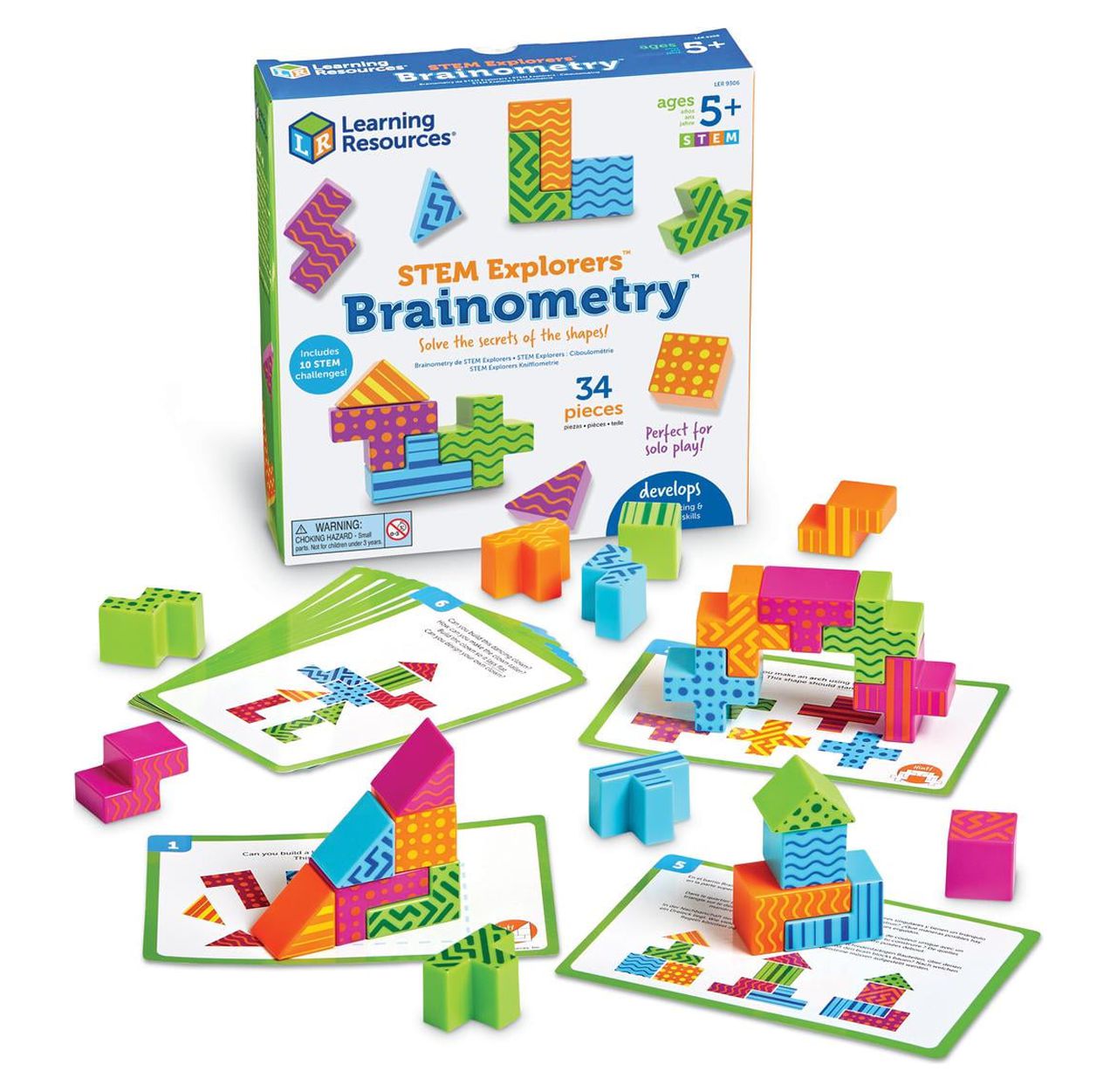 Learning Resources STEM Explorers Brainometry - STEM Toys and Games for Kids Ages 5+ | MTTS188