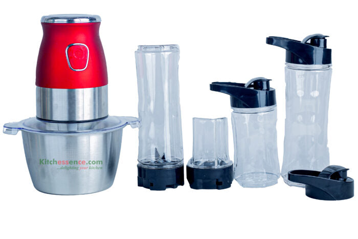 3 in 1 Smarthome Yam Pounder, Smoothie Maker, Grinder With Extra 2pcs To-Go Bottles | TCHG112a