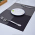 Natural Vinyl Rectangular Tablemat 6pcs for Homes, Hotels, and Restaurants | TCHG199a