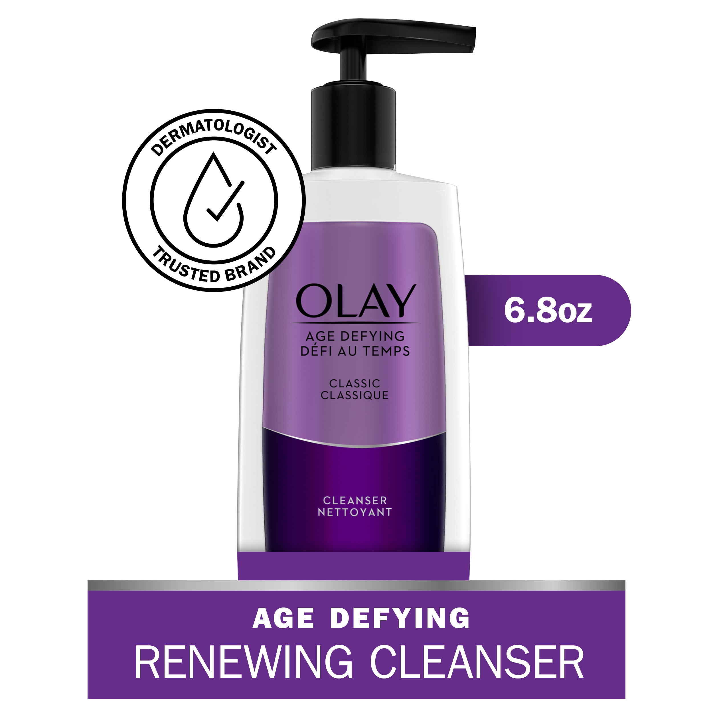 Olay Age Defying Classic Facial Cleanser for Dull Skin, 6.8 fl oz | MTTS322