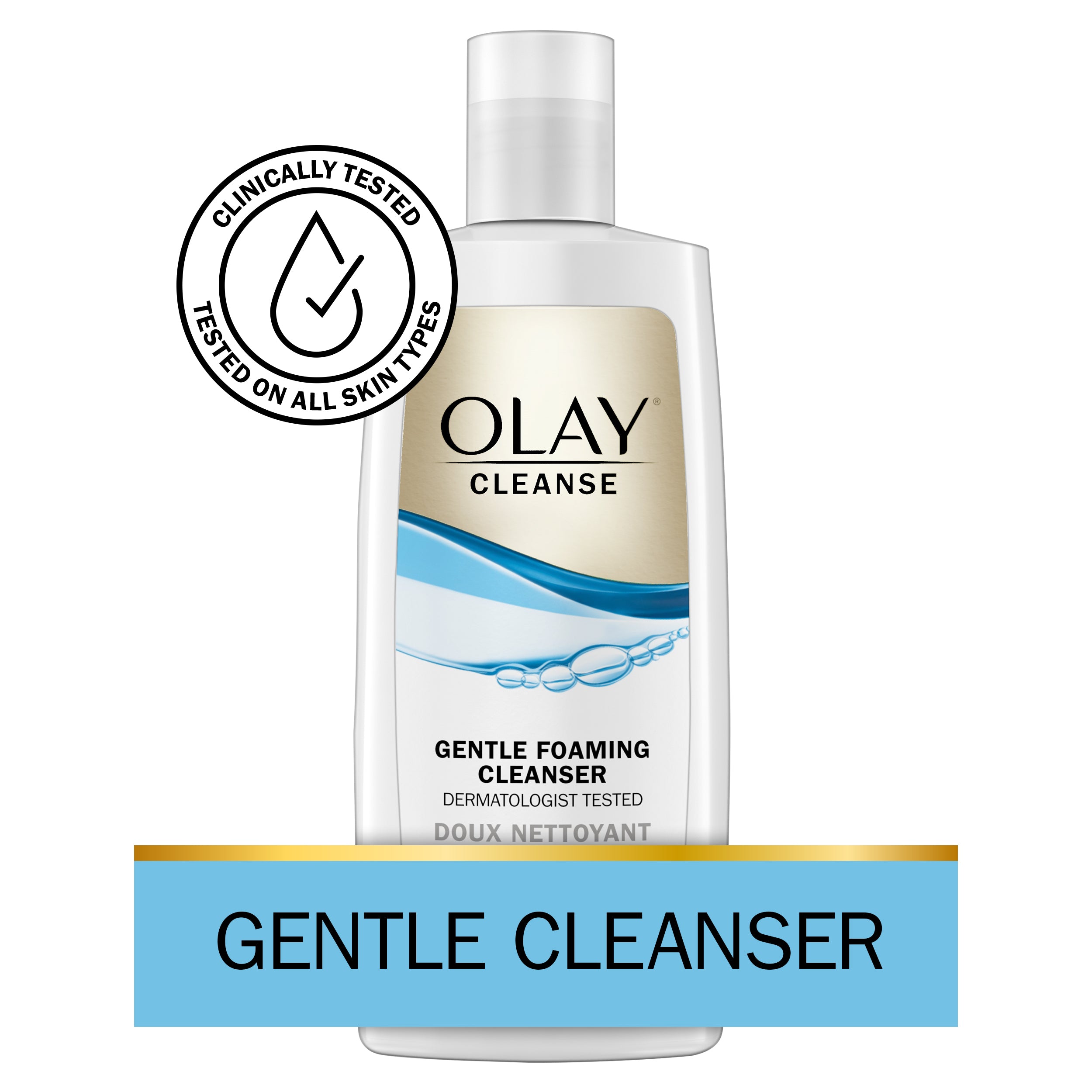 Olay Cleanse Gentle Foaming Face Cleanser, All Skin Types 6.7 fl oz | MTTS321