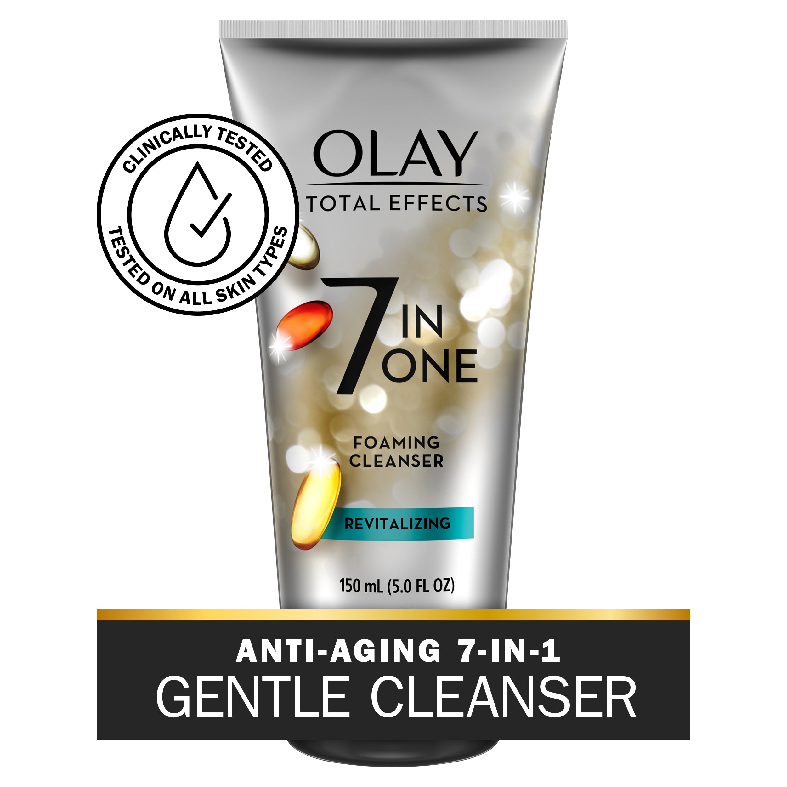 Olay Total Effects Revitalizing Foaming Facial Cleanser, All Skin Types 5.0 fl oz | MTTS323
