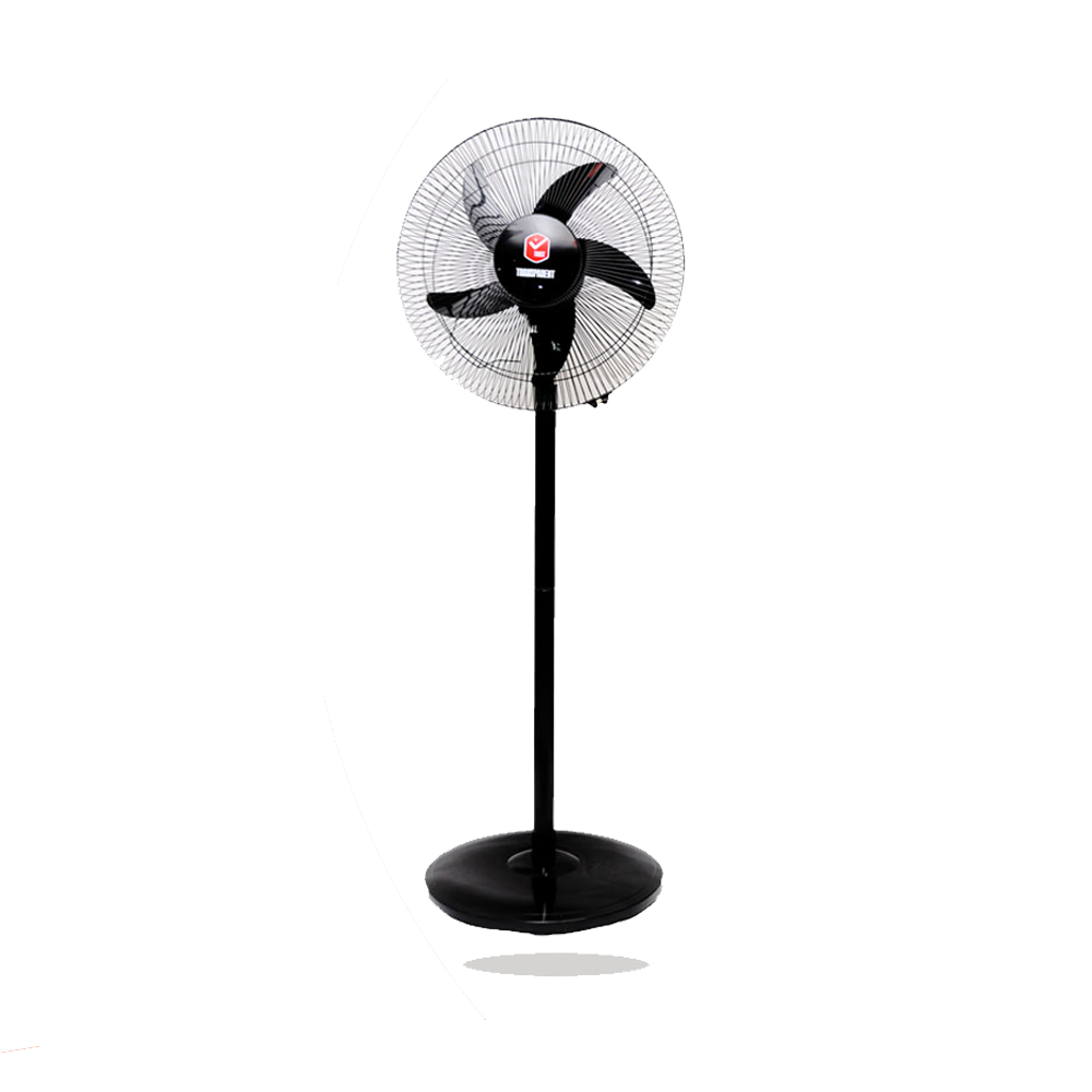 TRANSPARENT 16 Inches Rechargeable Standing Fan With Remote and Classic Design RCF02 | HBNG78a