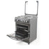 Scanfrost 3-Burner Gas Cooker with Grill, and Gas Oven with 1 Hot Plate Black 60×60 – CK6302B for Homes, Hotels, and Restaurants | TCHG50a