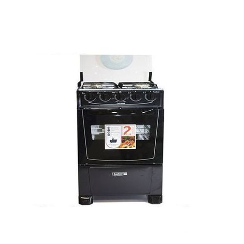 Scanfrost 4-Burner Gas Cooker with Gas Oven Black 50×50 – CK5400NG for Homes, Hotels, and Restaurants | TCHG53a