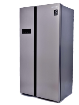 Scanfrost Side By Side Refrigerator 500 Liters Recessed Handle and Water Dispenser – SFSBS500B for Homes, Hotels, and Restaurants | TCHG95a