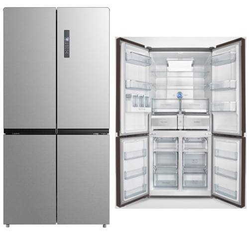 Scanfrost Side By Side Refrigerator 510 Liters Dark Black Stainless Steel – SFFDS510M for Homes, Hotels, and Restaurants | TCHG97a